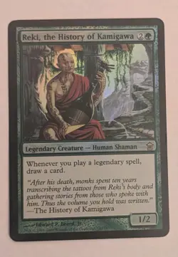 MTG Reki, the History of Kamigawa #142 LP Foil Magic the Gathering - Image 1