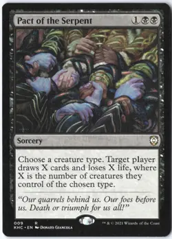 Pact of the Serpent R Commander: Kaldheim 9 LP - Image 1