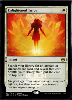 Enlightened Tutor Foil P Judge Promos 2 NM - Image 1
