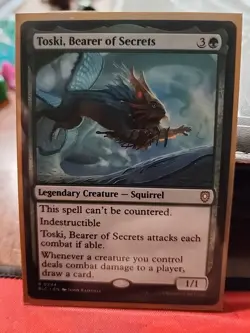 Toski, Bearer of Secrets R Commander: Bloomburrow 244 NM - Image 1