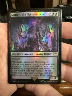 Sauron, the Necromancer Lord of the Rings 106 Foil NM - Image 1