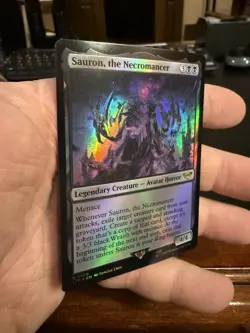 Sauron, the Necromancer Lord of the Rings 106 Foil NM - Image 2