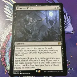 MTG Coveted Prize Zendikar Rising 095/280 Regular Rare NM - Image 1