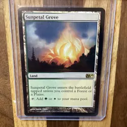 MTG Sunpetal Grove Magic 2010 228/249 Regular Rare NM - Image 1