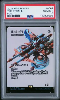 2025 MAGIC: THE GATHERING FINAL FANTASY THROUGH THE AGES FOIL THE STRAHL PSA 10 - Image 1
