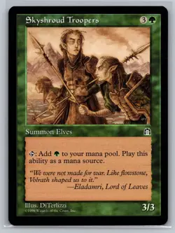 Skyshroud Troopers NM Stronghold Magic the Gathering MTG - Image 1