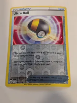 Ultra Ball 150/172 Brilliant Stars Pokemon Reverse Holo Foil Nice! - Image 1
