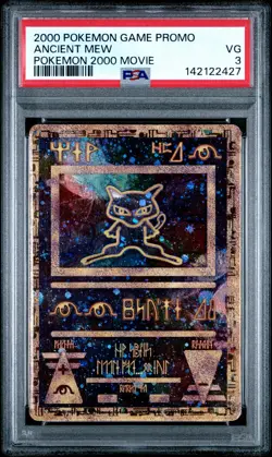 2000 POKEMON GAME MOVIE POKEMON 2000 MOVIE ANCIENT MEW PSA 3 - Image 1
