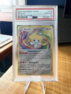 PSA 10 JIRACHI AMAZING RARE VIVID VOLTAGE 2020 POKEMON #119 - Image 1