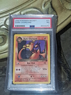 🔥2000 Pokemon TCG Dark Charizard #21 graded PSA Team Rocket RARE WOTC - Image 3
