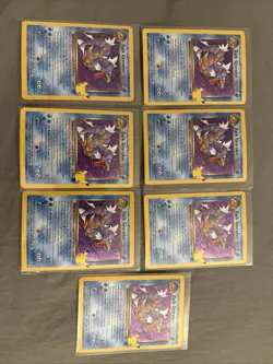 *LOT OF 7* Pokemon Celebrations Dark Gyarados 8/82 Holo NM - Image 1