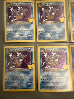 *LOT OF 7* Pokemon Celebrations Dark Gyarados 8/82 Holo NM - Image 2