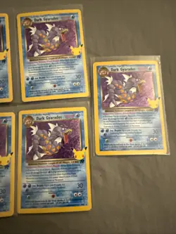*LOT OF 7* Pokemon Celebrations Dark Gyarados 8/82 Holo NM - Image 3
