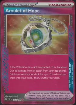 Amulet of Hope 162/191 Ace Spec Rare Pokemon S&V Surging Sparks SSP - Image 1