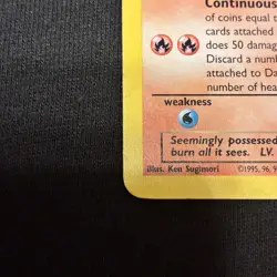 Pokemon TCG Dark Charizard 21/82 Base Set Non-Holo Rare Card LP - Image 4