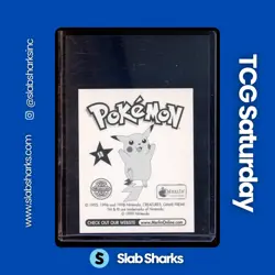 1999 MERLIN POKEMON STICKER #S8 VILEPLUME PRISM - Image 2