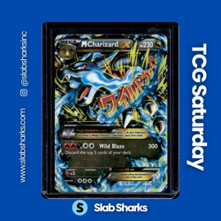 2014 POKEMON XY FLASHFIRE #69/106 MEGA CHARIZARD EX PROMO - Image 1