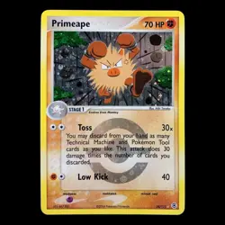 Primeape 28/112 EX FireRed LeafGreen RARE REVERSE HOLO Pokemon Card 2004 LP-NM - Image 1