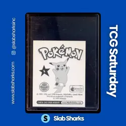 1999 MERLIN POKEMON STICKER #6 CHARIZARD - Image 2