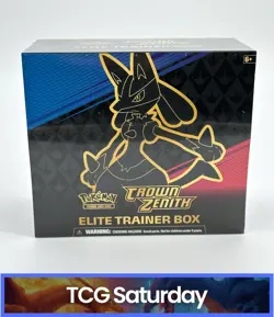POKEMON TCG CROWN ZENITH ELITE TRAINER BOX ETB SEALED BOX - Image 1