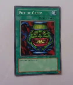 Pot of Greed SD3-EN019 (Common, 1st Edition, Lightly Played / LP) Yugioh - Image 1