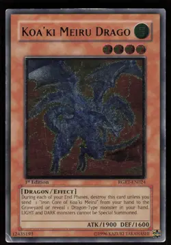 Koa'ki Meiru Drago RGBT-EN024 Ultimate Rare 1st Edition EURO Yu-Gi-Oh - Image 1