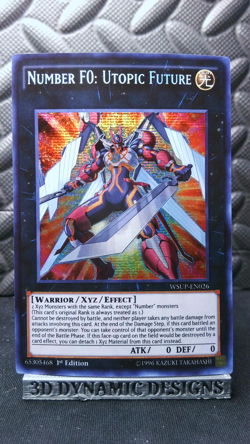 | Yugioh Number F0: Utopic Future WSUP-EN026 1st Secret World Superstars NM 🔥 | - Image 1