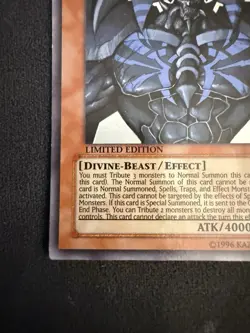 Konami Yu-Gi-Oh! Obelisk the Tormentor JUMP-EN037 Ultra Rare Limited Divine-Bea… - Image 2