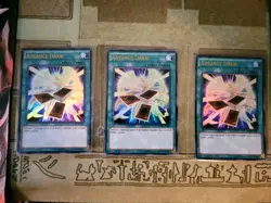 YUGIOH TCG 3X ADVANCE DRAW LC5D-EN047 ULTRA 1ST EDITION - Image 1