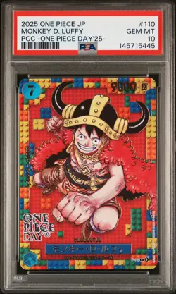 2025 ONE PIECE JPN PREMIUM COLLECTION ONE PIECE DAY'25 MONKEY D. LUFFY PSA 10 - Image 1