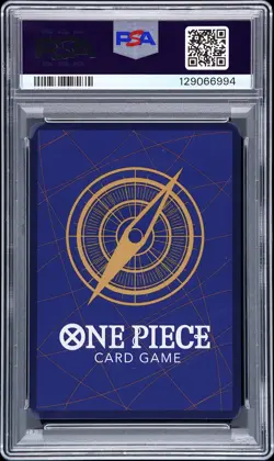 2025 ONE PIECE OP11-A FIST OF DIVINE SPEED 3RD ANNIV-GOLD MONKEY D. LUFFY PSA 10 - Image 2