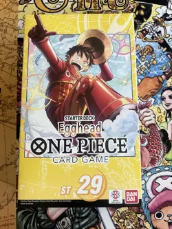 One Piece TCG Egghead Starter Deck ST-29 (SEALED) – Bandai – English – Luffy - Image 1