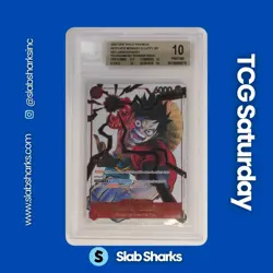 2025 ONE PIECE PROMOS #ST01-012 MONKEY D. LUFFY 3RD ANNIVERSARY WINNER BGS 10 - Image 1