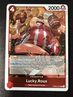 Lucky.Roux PRB02-003 R COLD FOIL The Best Vol.2 -Near Mint- One Piece CCG - Image 1