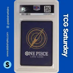 2023 ONE PIECE EN #P-033 MONKEY D. LUFFY EVENT PACK VOLUME 2 PSA 10 - Image 2