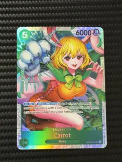 Carrot OP08-023 Super Rare Two Legends ONE PIECE TCG ENGLISH NM - Image 1