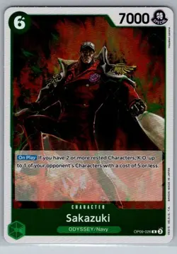 Sakazuki OP09-026 Foil Emperors in the New World One Piece CCG - Image 1