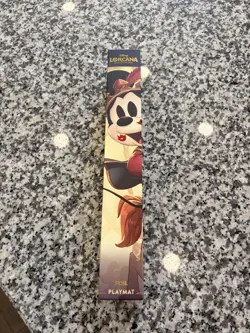 Disney Lorcana Foil Playmat Mickey Mouse & Minnie Mouse Park Exclusive Unopened - Image 1
