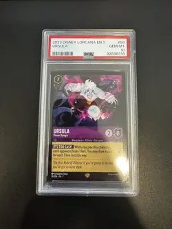 Disney Lorcana TCG - The First Chapter - Ursula - PSA 10 - Image 1