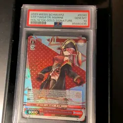 2023 Weiss Schwarz A Step Towards the Future Houshou Marine SP #E090 CGC 10 - Image 1