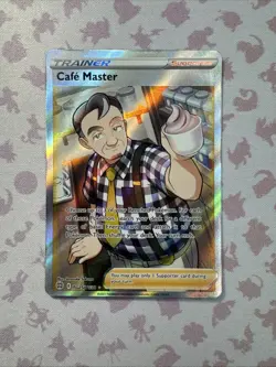 Cafe Master - TG25/TG30 - Pokemon Brilliant Stars Sword Shield Rare Card NM - Image 1