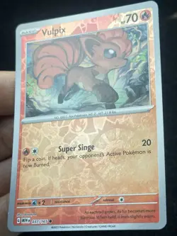 Vulpix 037/165 Reverse Holo- LP-NM - Pokemon TCG Card - Image 2