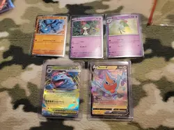 Lot Of 5 Pokemon Tcg Cards Mega Ex V Full Art Promo - Image 1
