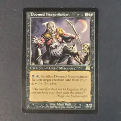 MTG Card - 1x Doomed Necromancer - Onslaught - LP - Vintage Magic The Gathering - Image 3