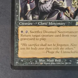 MTG Card - 1x Doomed Necromancer - Onslaught - LP - Vintage Magic The Gathering - Image 4