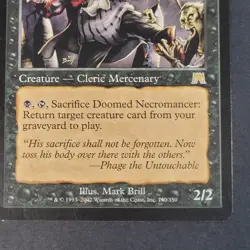 MTG Card - 1x Doomed Necromancer - Onslaught - LP - Vintage Magic The Gathering - Image 5