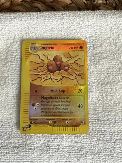 Dugtrio 44/165 Expedition Base Set Reverse Holo Rare Pokemon Card - Image 1