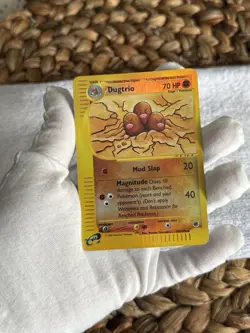 Dugtrio 44/165 Expedition Base Set Reverse Holo Rare Pokemon Card - Image 2