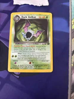 Dark Golbat 7/82 Pokemon Team Rocket Unlimited Holo Rare Card WOTC HP - Image 1