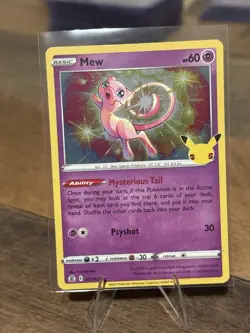 Mew Holo 011/025 Celebrations 25th Anniversary NM/Mint Pokemon Card - Image 1
